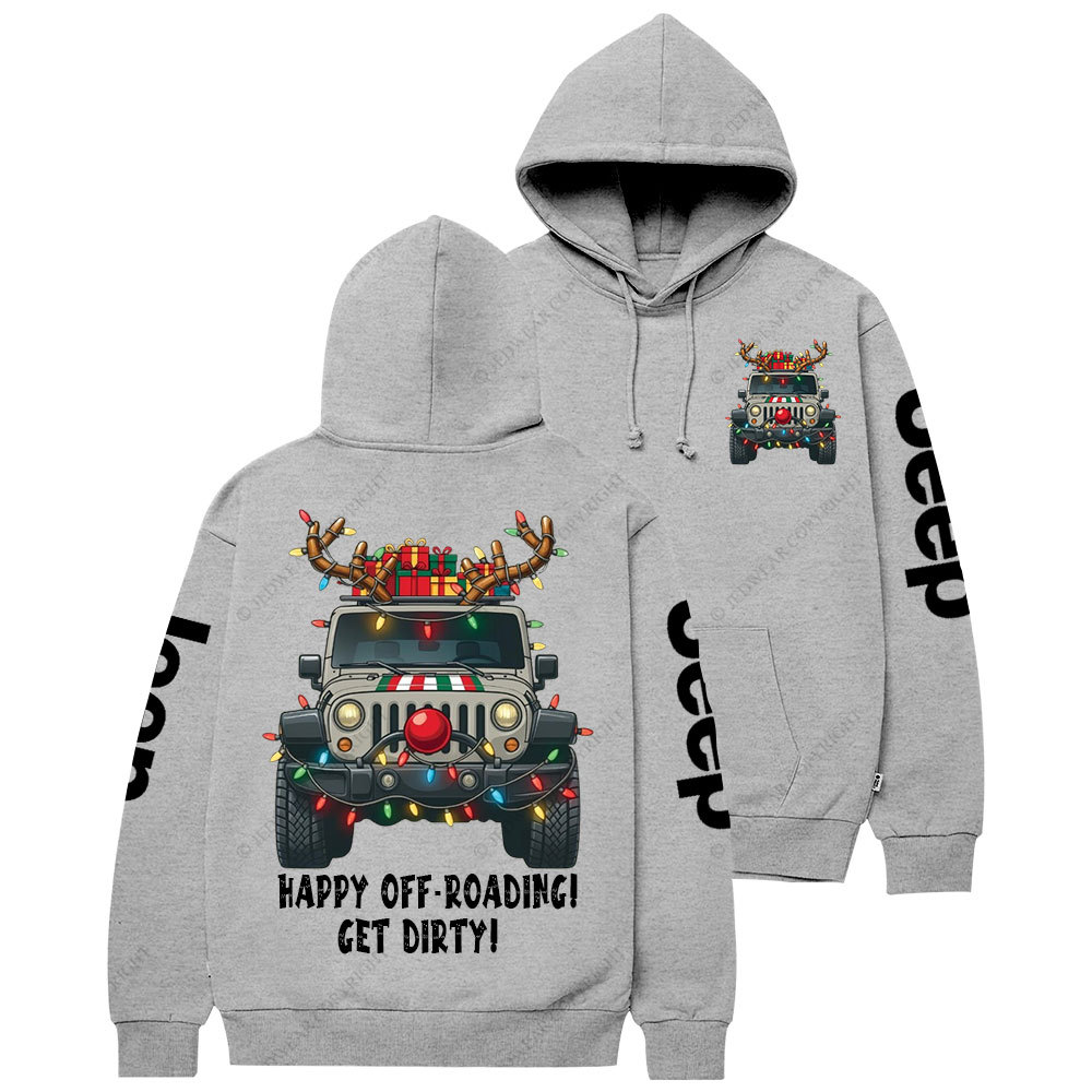 Happy Off-Roading Get Dirty Jpmas Casual Hoodie