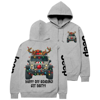 Happy Off-Roading Get Dirty Jpmas Casual Hoodie