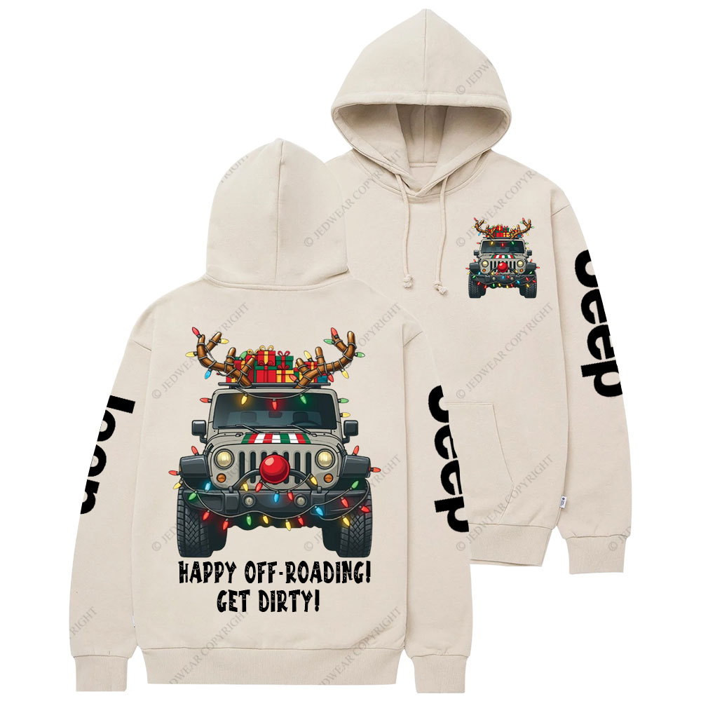 Happy Off-Roading Get Dirty Jpmas Casual Hoodie