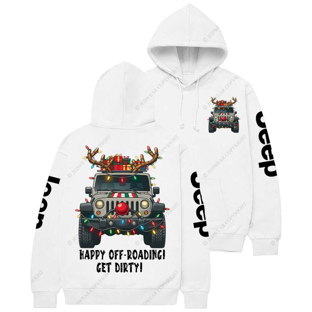Happy Off-Roading Get Dirty Jpmas Casual Hoodie