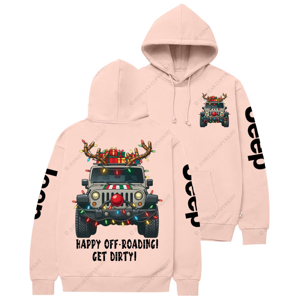 Happy Off-Roading Get Dirty Jpmas Casual Hoodie