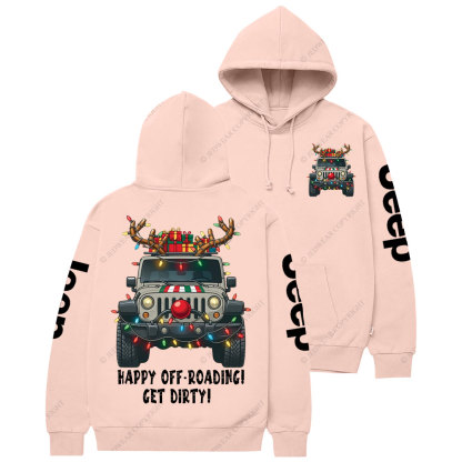 Happy Off-Roading Get Dirty Jpmas Casual Hoodie
