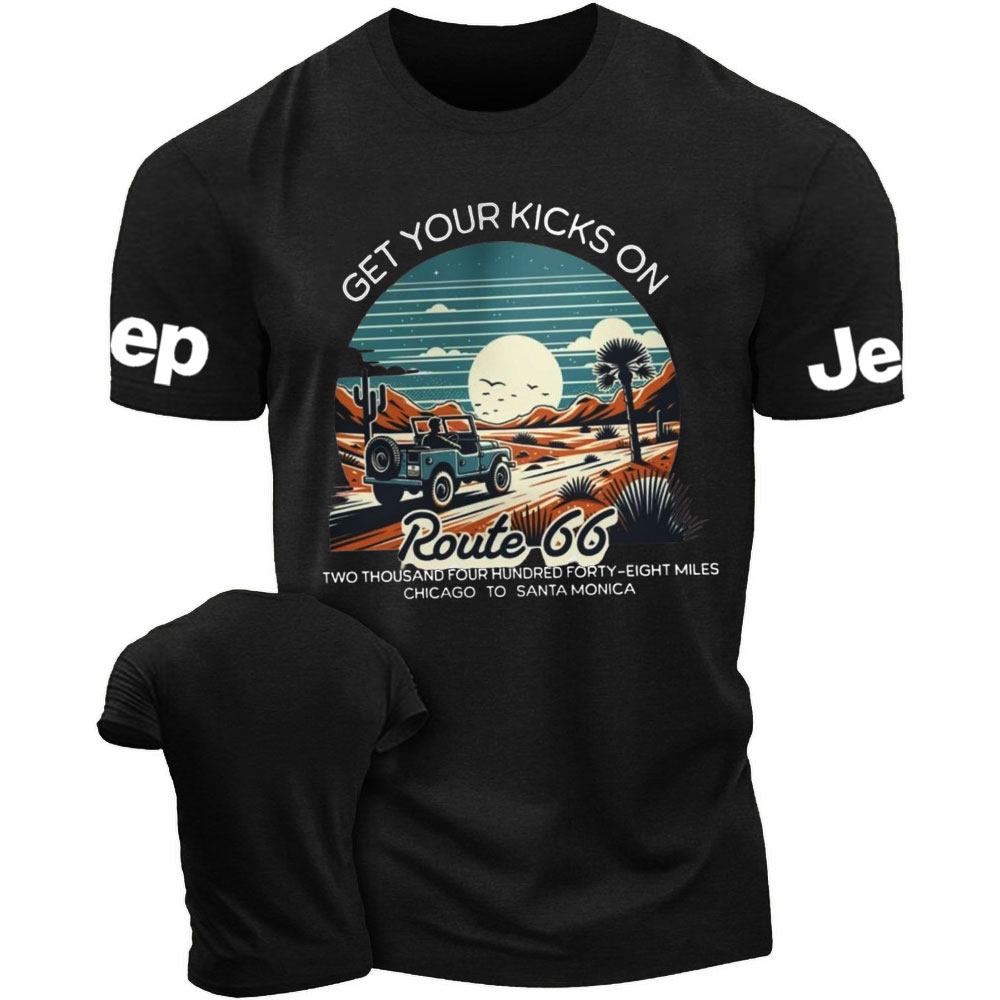 Route 66 Get Your Kicks with Your Jp T-Shirt
