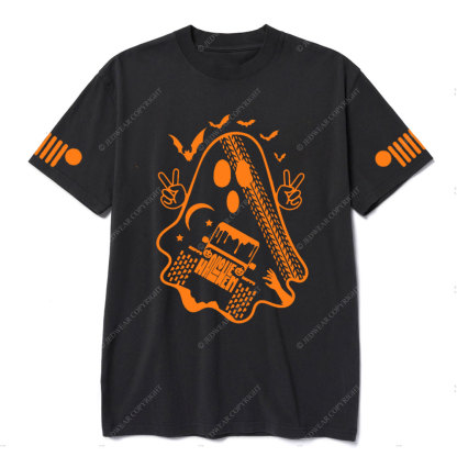 Ghost Truck Franklin Jp 4x4 Halloween T-shirt