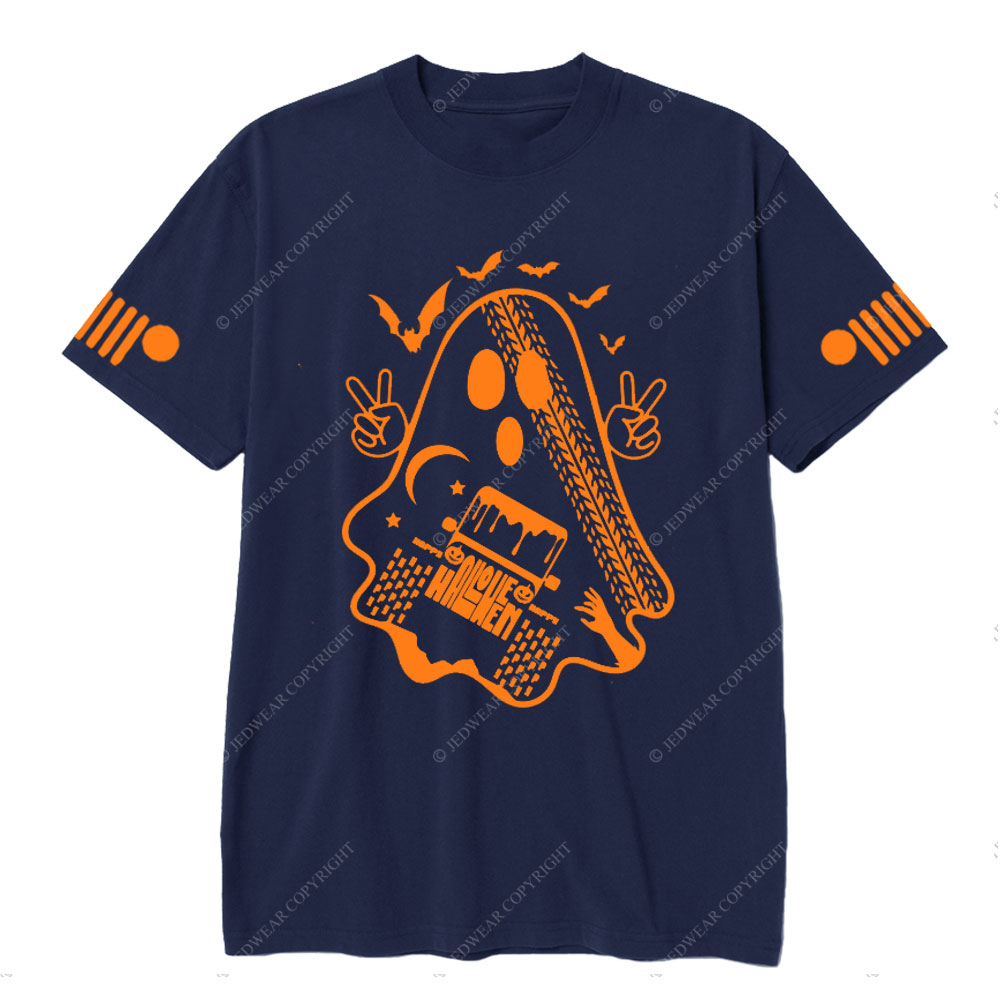 Ghost Truck Franklin Jp 4x4 Halloween T-shirt