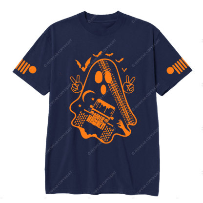 Ghost Truck Franklin Jp 4x4 Halloween T-shirt