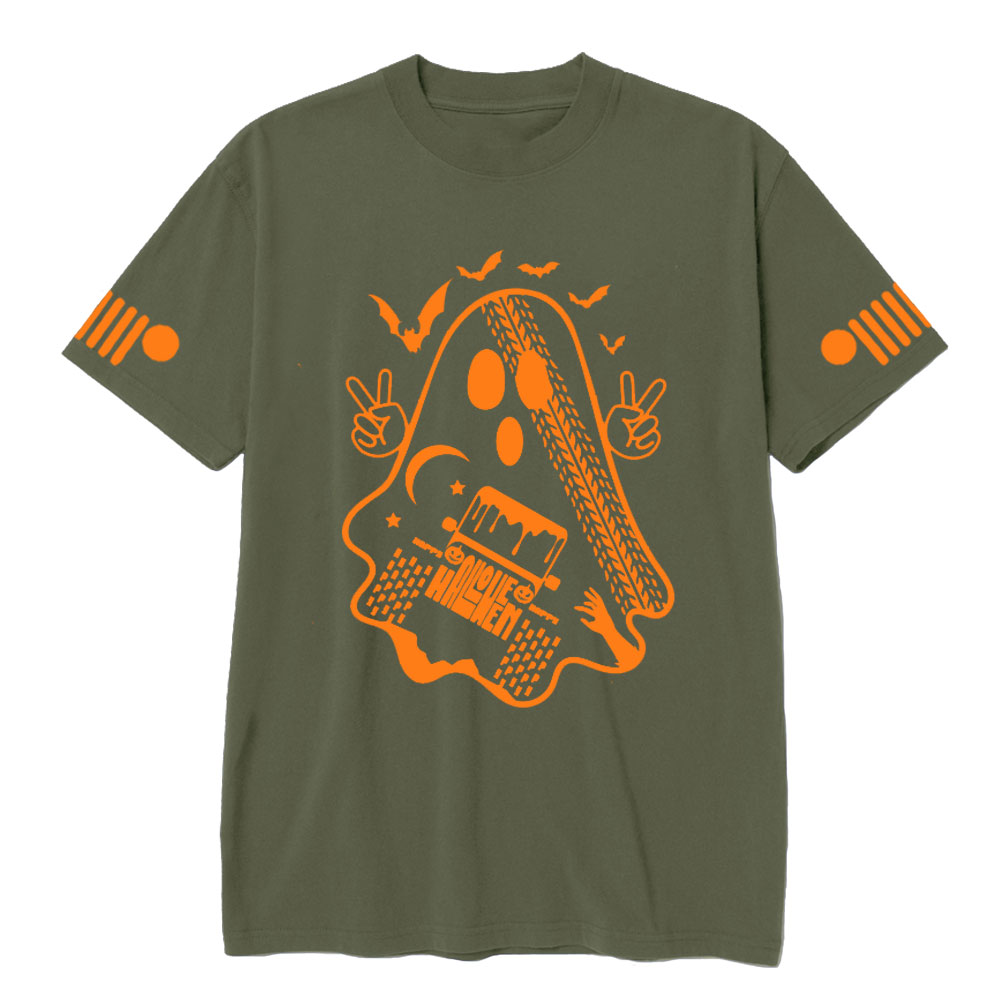 Ghost Truck Franklin Jp 4x4 Halloween T-shirt
