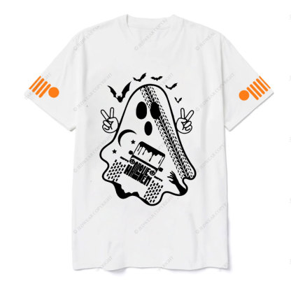 Ghost Truck Franklin Jp 4x4 Halloween T-shirt