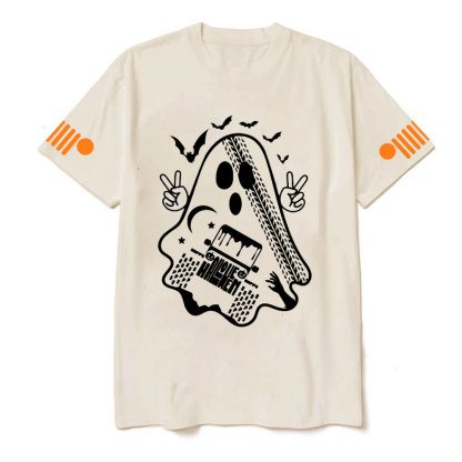 Ghost Truck Franklin Jp 4x4 Halloween T-shirt