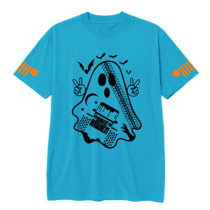 Ghost Truck Franklin Jp 4x4 Halloween T-shirt
