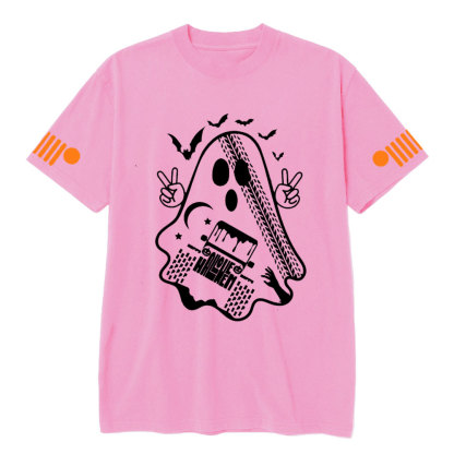 Ghost Truck Franklin Jp 4x4 Halloween T-shirt