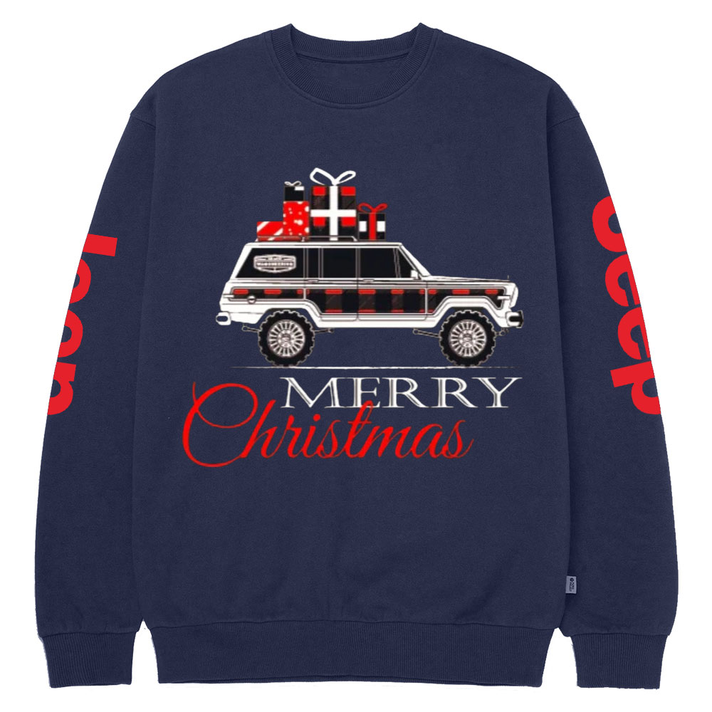 Grand Wagoneer Christmas Jp Crew Neck Sweatshirt