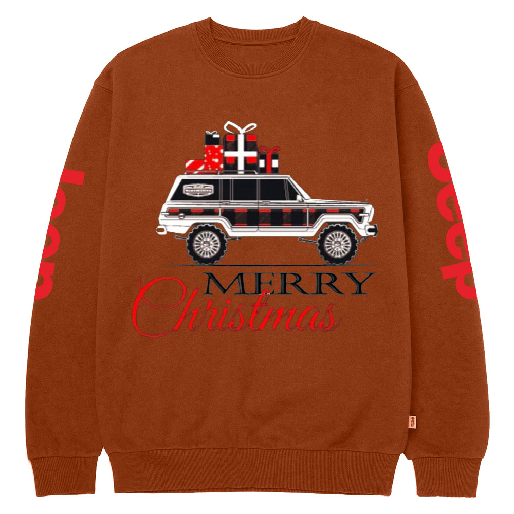 Grand Wagoneer Christmas Jp Crew Neck Sweatshirt