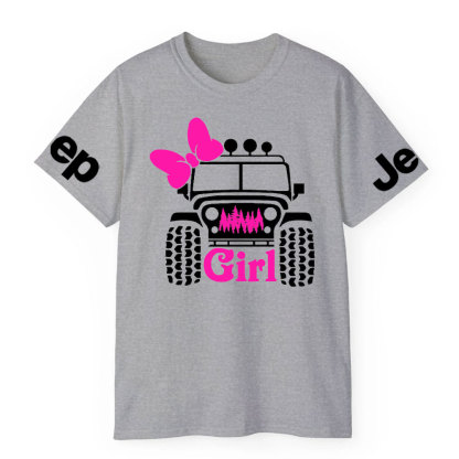 Offroad Pink Girl, 4x4 Jp Life T-Shirt