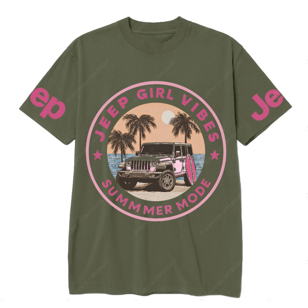 Jp Girl Vibe Summer Mode T-Shirt
