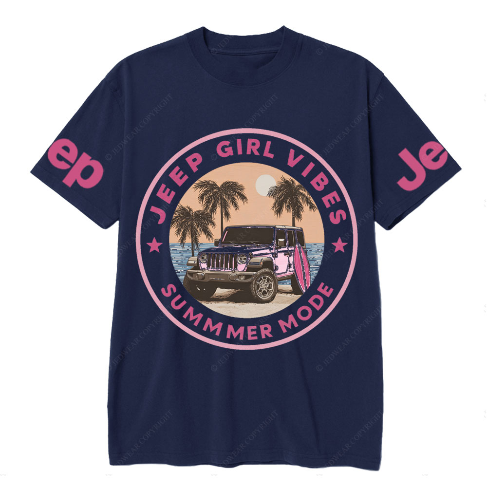 Jp Girl Vibe Summer Mode T-Shirt