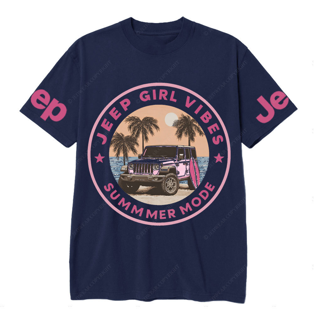 Jp Girl Vibe Summer Mode T-Shirt