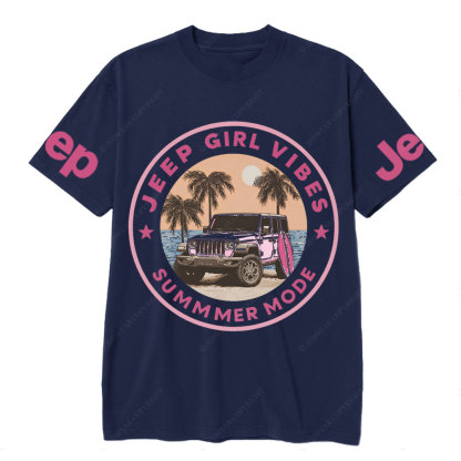 Jp Girl Vibe Summer Mode T-Shirt