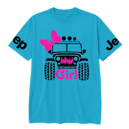 Offroad Pink Girl, 4x4 Jp Life T-Shirt