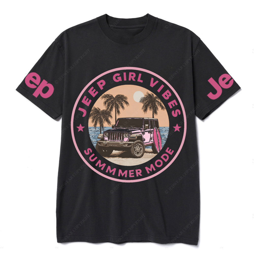 Jp Girl Vibe Summer Mode T-Shirt