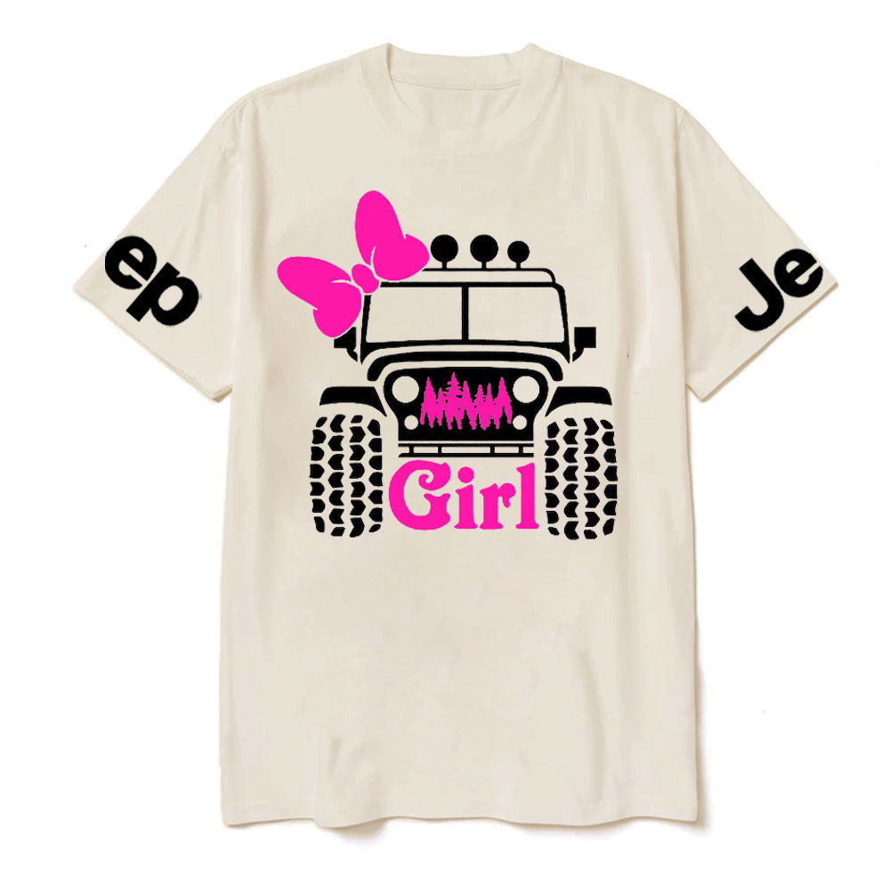 Offroad Pink Girl, 4x4 Jp Life T-Shirt