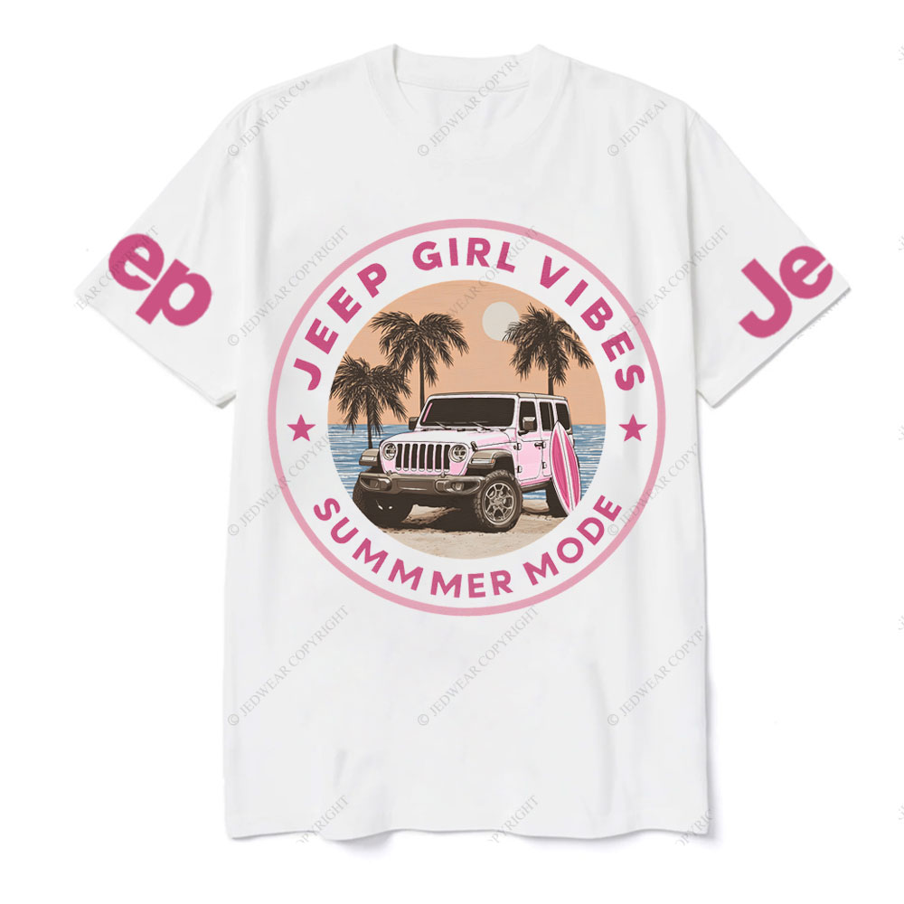 Jp Girl Vibe Summer Mode T-Shirt