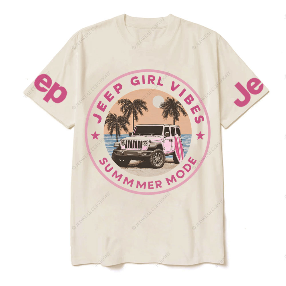 Jp Girl Vibe Summer Mode T-Shirt