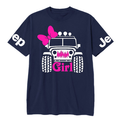 Offroad Pink Girl, 4x4 Jp Life T-Shirt