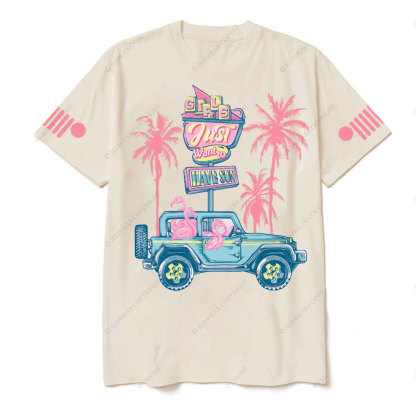 Flamingo Girls Just Want to Have Sun with Jp T-Shirt