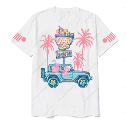 Flamingo Girls Just Want to Have Sun with Jp T-Shirt