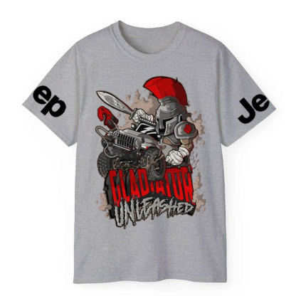 Jp Gladiator in a Cartoon Style T-shirt