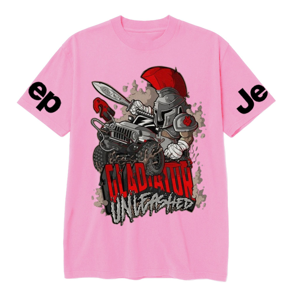 Jp Gladiator in a Cartoon Style T-shirt