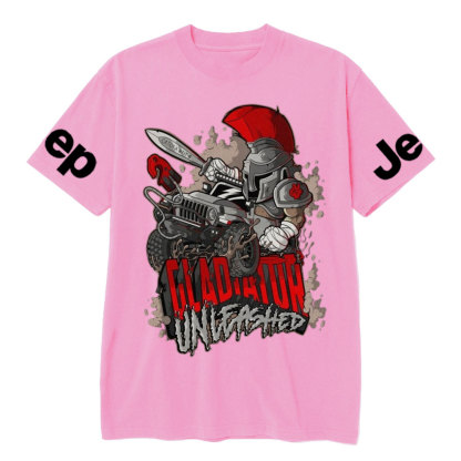 Jp Gladiator in a Cartoon Style T-shirt