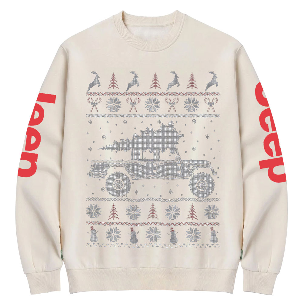 Jp Gladiator Christmas Ugly Crew Neck Sweatshirt