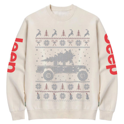 Jp Gladiator Christmas Ugly Crew Neck Sweatshirt