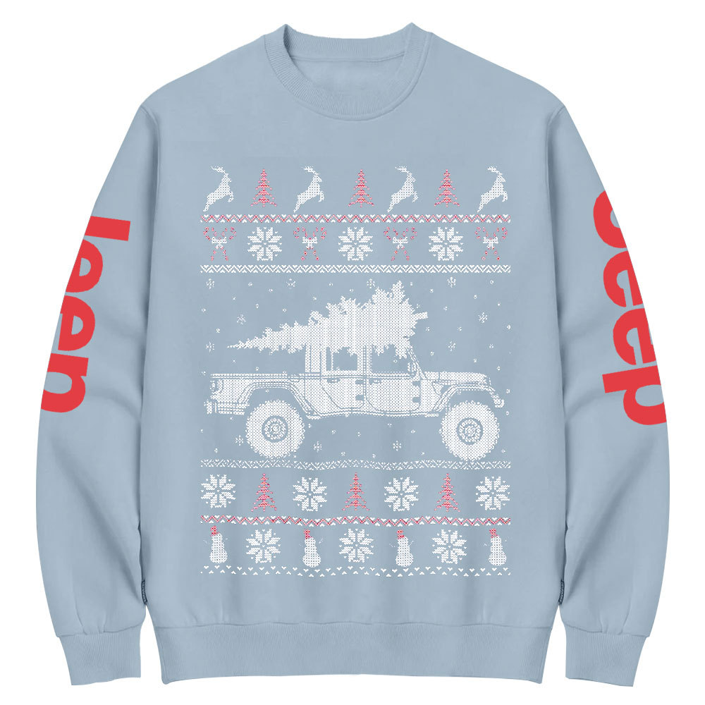 Jp Gladiator Christmas Ugly Crew Neck Sweatshirt