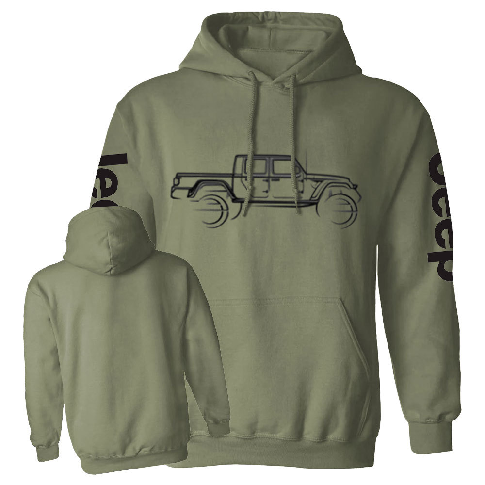 Jp Gladiator Outline Jp Casual Hoodie