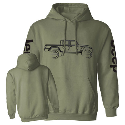 Jp Gladiator Outline Jp Casual Hoodie