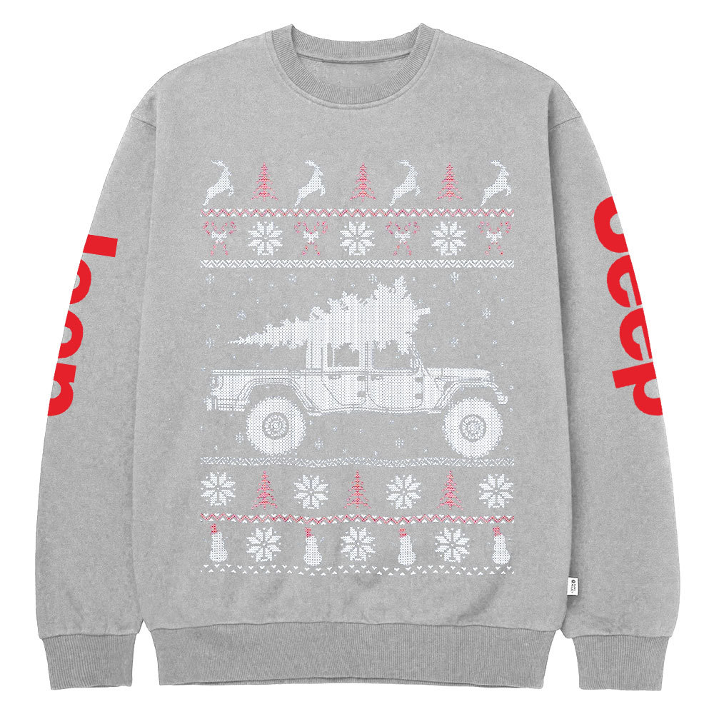 Jp Gladiator Christmas Ugly Crew Neck Sweatshirt
