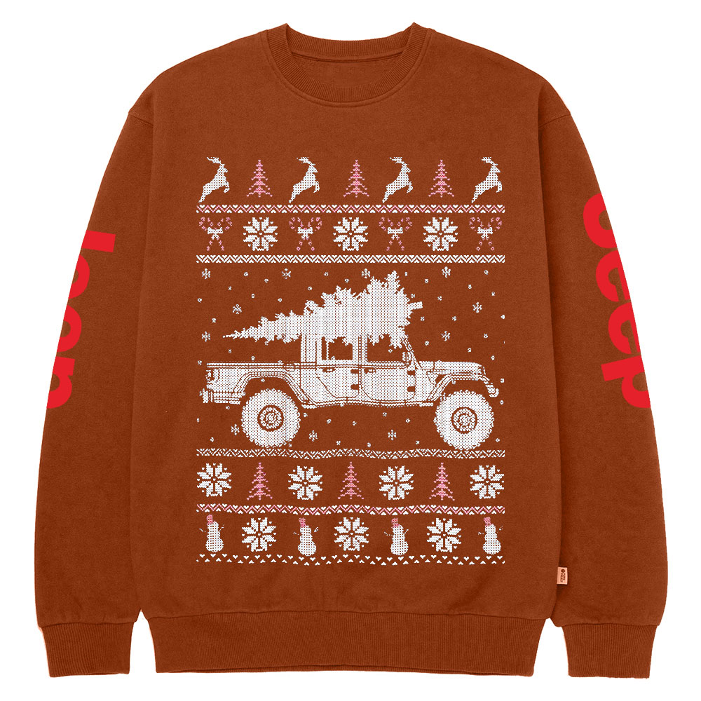 Jp Gladiator Christmas Ugly Crew Neck Sweatshirt
