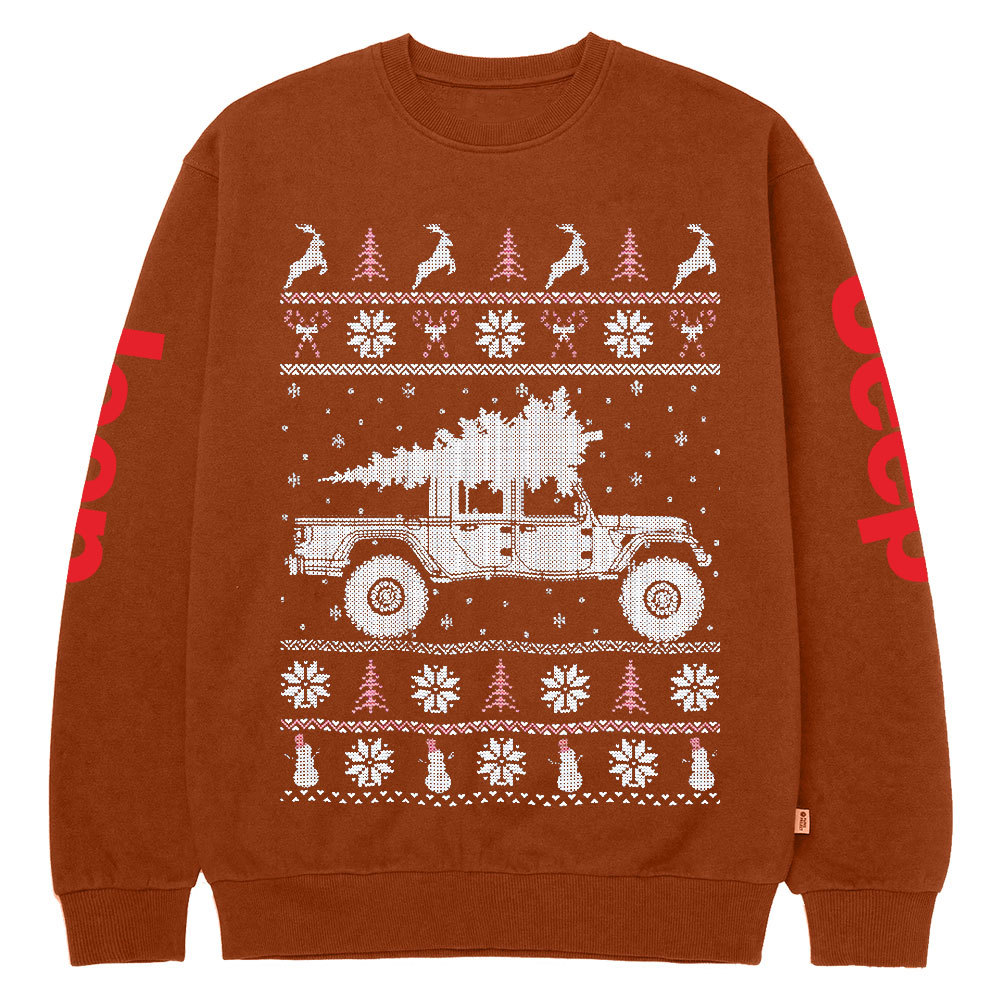 Jp Gladiator Christmas Ugly Crew Neck Sweatshirt