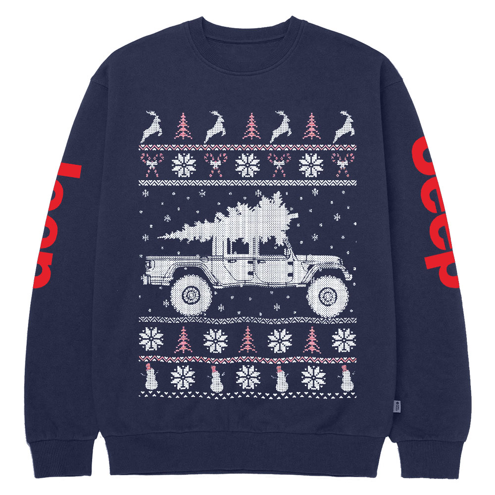 Jp Gladiator Christmas Ugly Crew Neck Sweatshirt