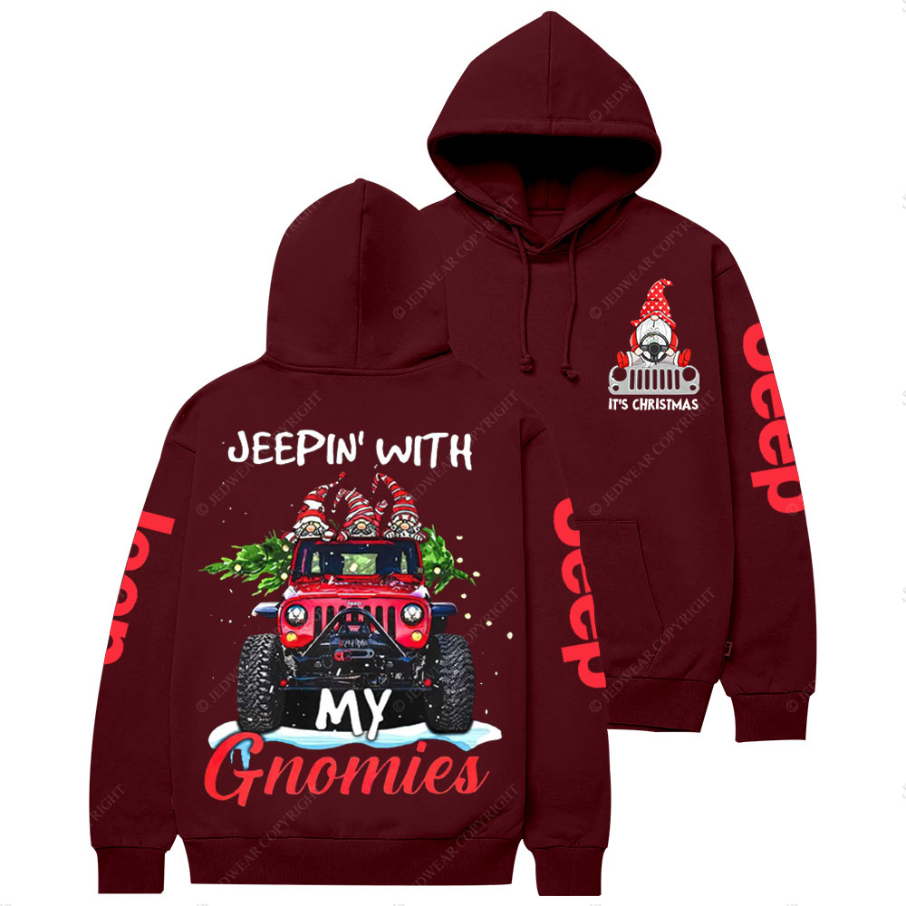 Jp With My Gnome Christmas  Casual Hoodie