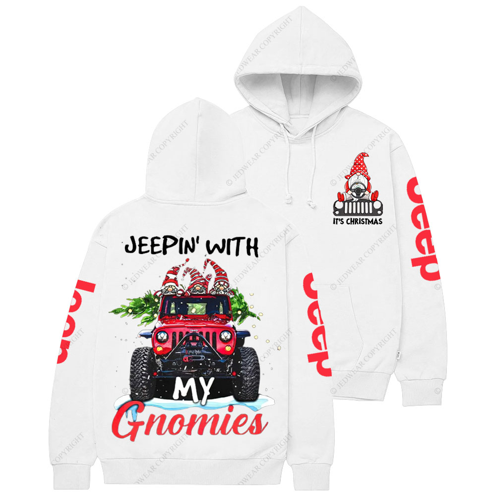 Jp With My Gnome Christmas  Casual Hoodie