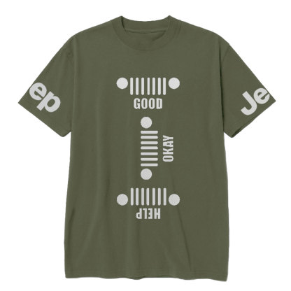 Jeep Good Okay Help Sign Jp Lover T-Shirt