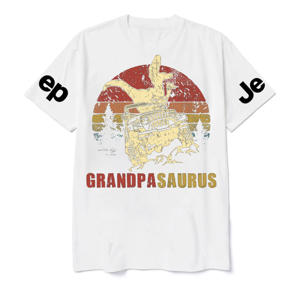 GrandpaSaurus Jp Dad Jp Lover T-Shirt