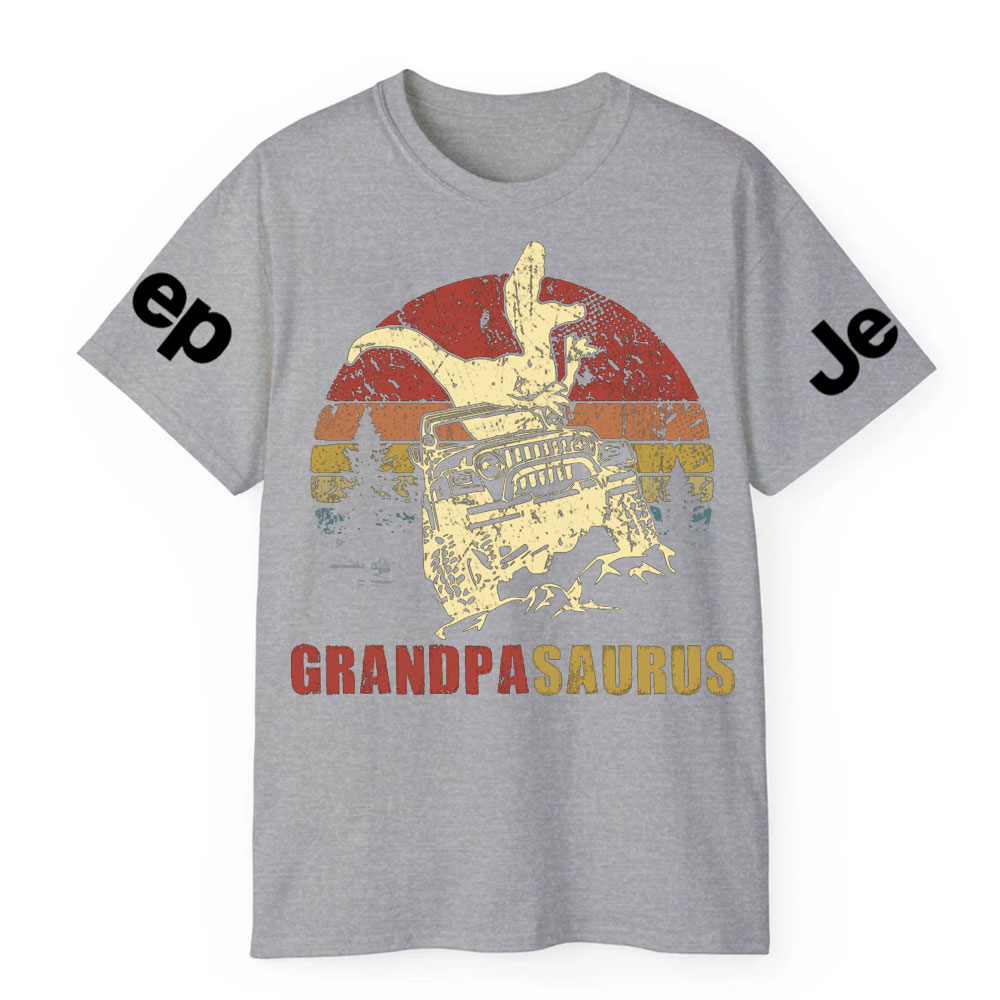 GrandpaSaurus Jp Dad Jp Lover T-Shirt