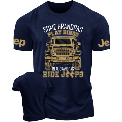 Some Grandpas Play Bingo, Real Grandpas Ride Jps T-Shirt