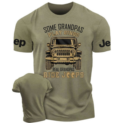 Some Grandpas Play Bingo, Real Grandpas Ride Jps T-Shirt
