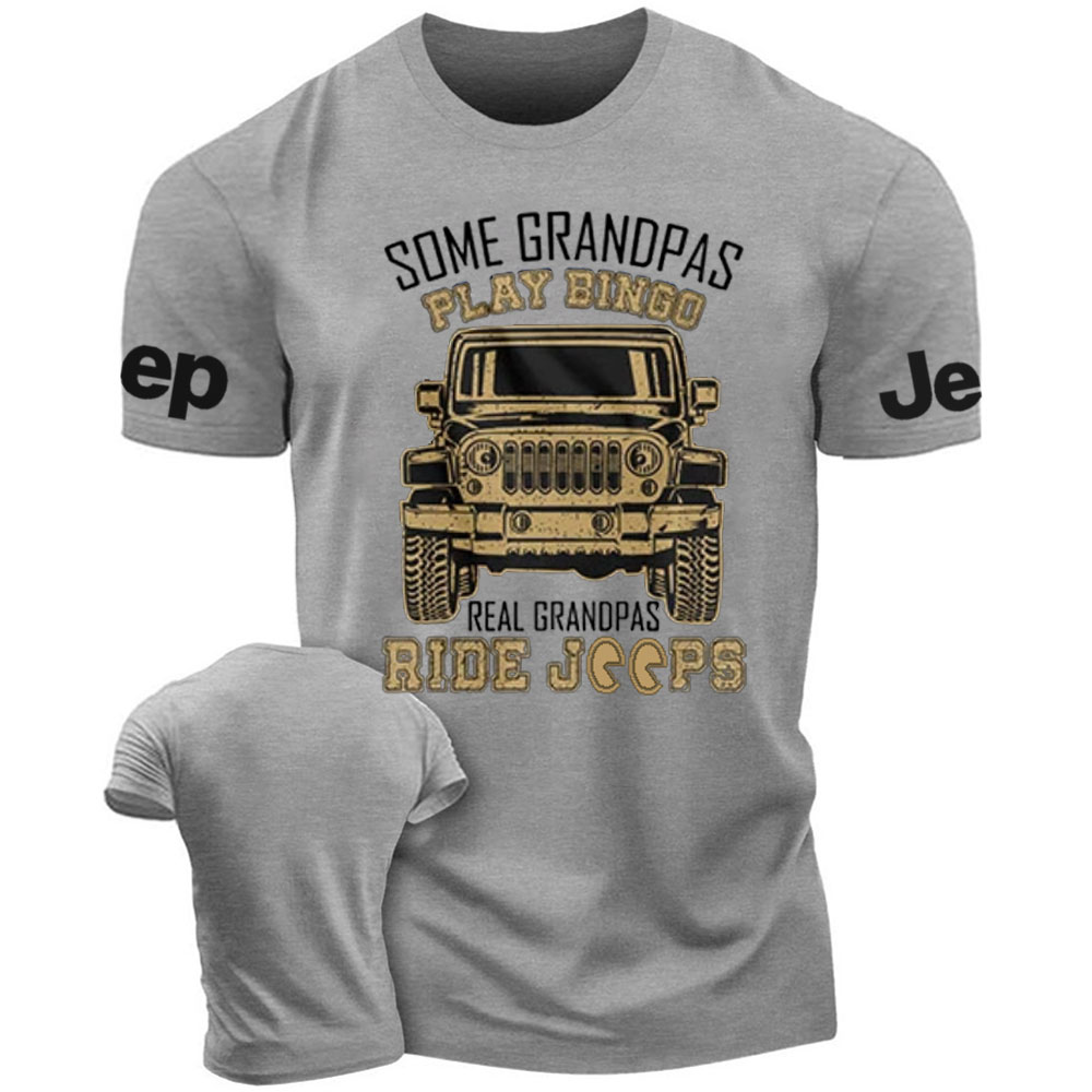 Some Grandpas Play Bingo, Real Grandpas Ride Jps T-Shirt